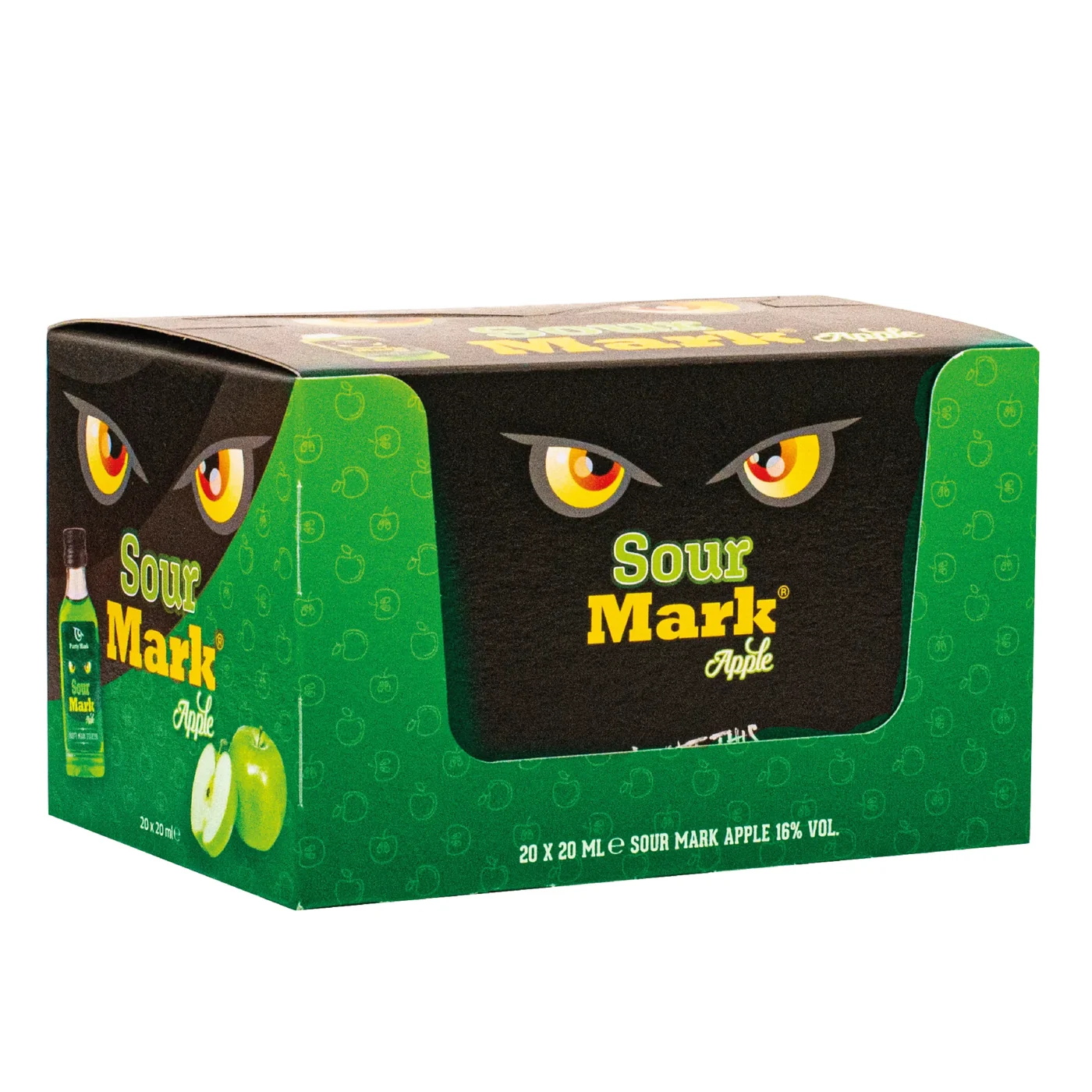 Party Mark Grüner Apfel Likör Minis 20 x 20ML